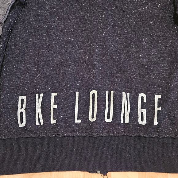 BKE Lounge Full Zip Jacket Womens Size XL Sequin Collar Sweater Y2K Mock Neck - Picture 8 of 10